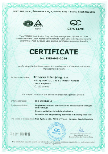 Certificate EMS