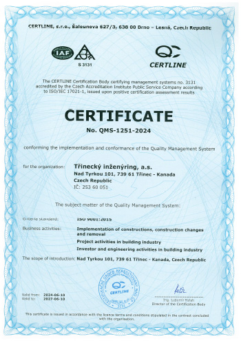 Certificate QMS